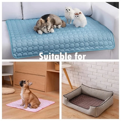 Ideal Summer Ice Pad for Dogs and Cats, Durable and Cozy