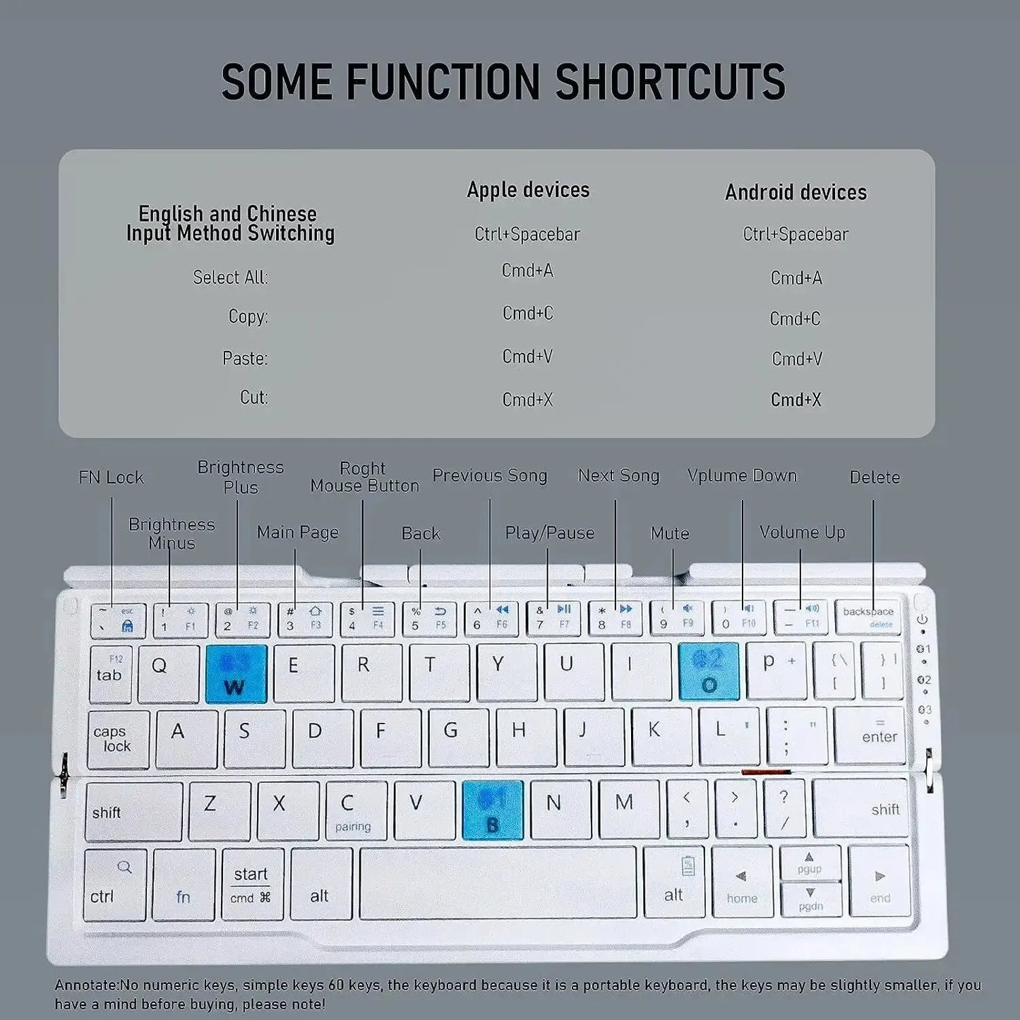 MagnaFold Bluetooth Keyboard