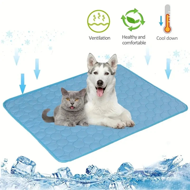 Ideal Summer Ice Pad for Dogs and Cats, Durable and Cozy