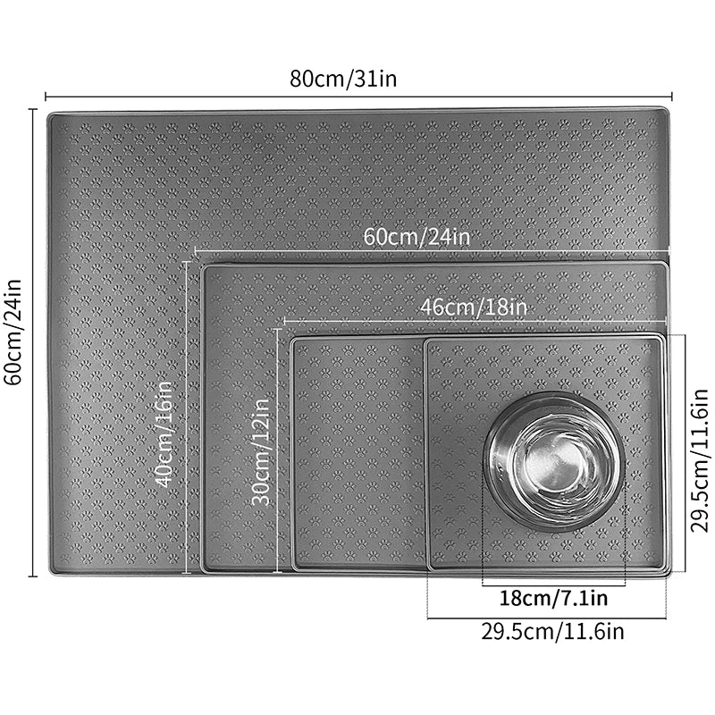 Waterproof Feeding Mat for Dogs and Cats