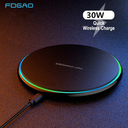 PowerPulse 30W Wireless Charger